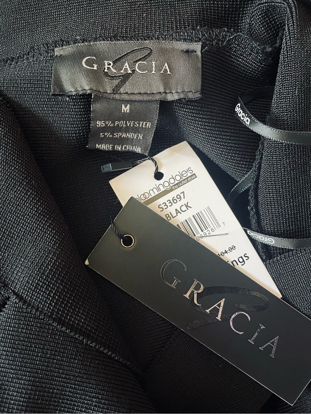 NWT Gracia Black Tiered Ruffle Mesh Skirt Size M Rosette Lined Boho Gothic $104 - Picture 6 of 6